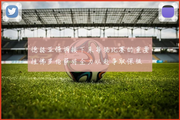 德赫亚强调接下来每场比赛的重要性佛罗伦萨将全力以赴争取保级